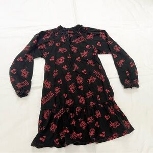 Hysteric Glamour Black and Pink Kids Dress / Tunic